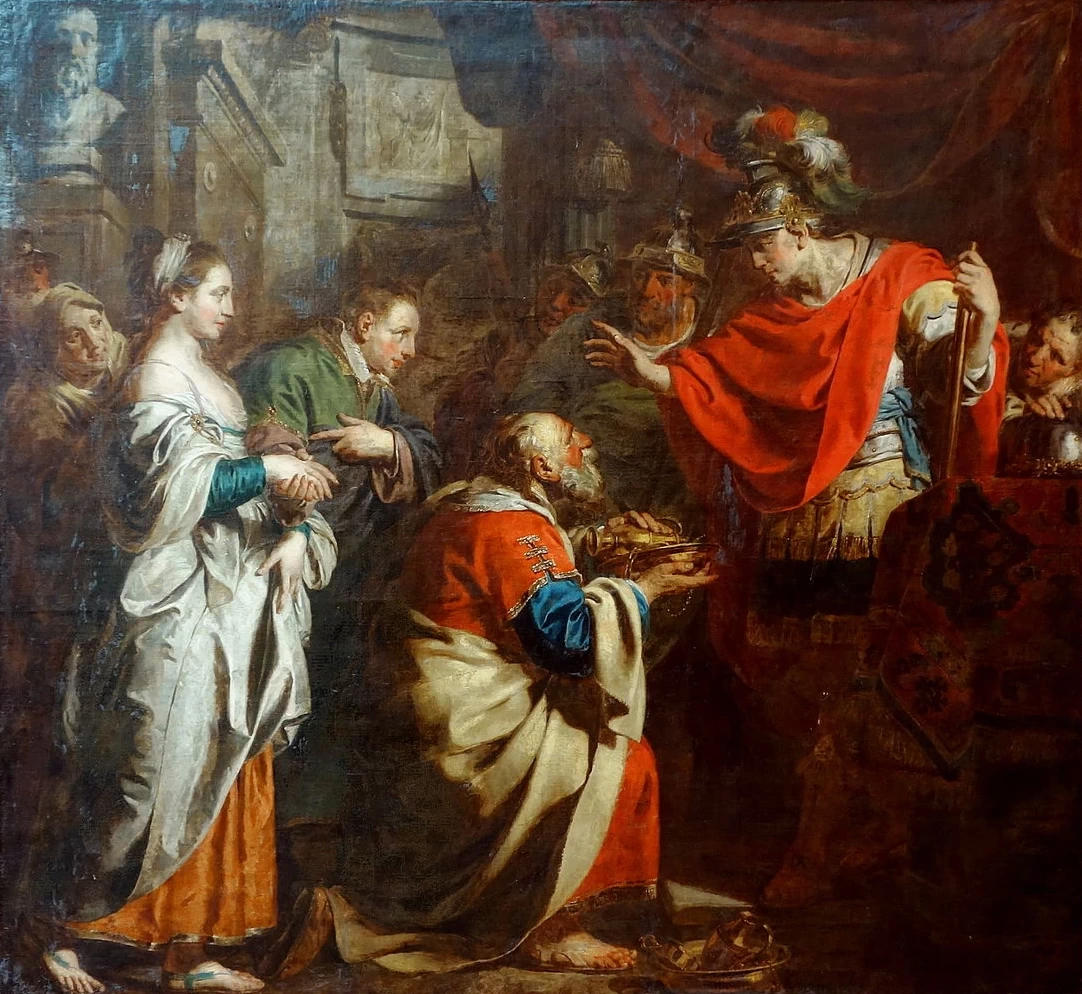 Pieter Jozef Verhaghen - La continenza di Scipione, Palais des Beaux, Arts de Lille